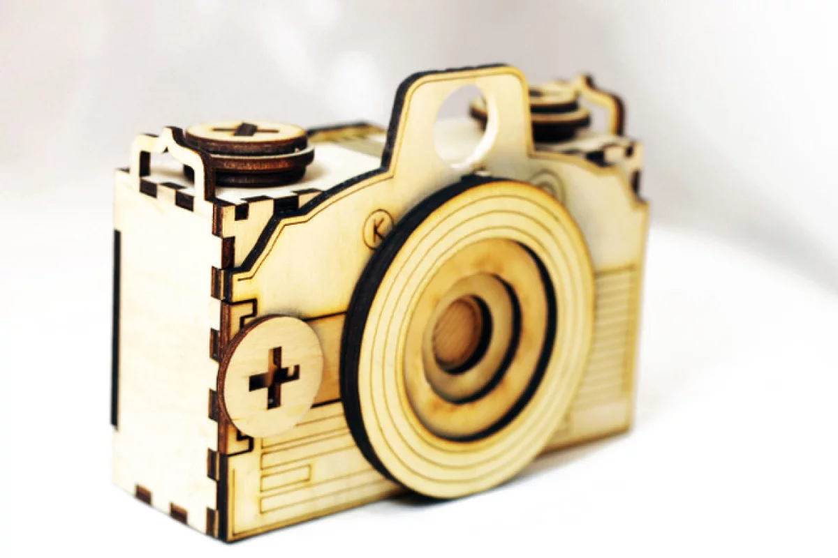The flat-pack wooden Original pin camera aims to combine the educational benefits of pinhole photography with a durable, practical product