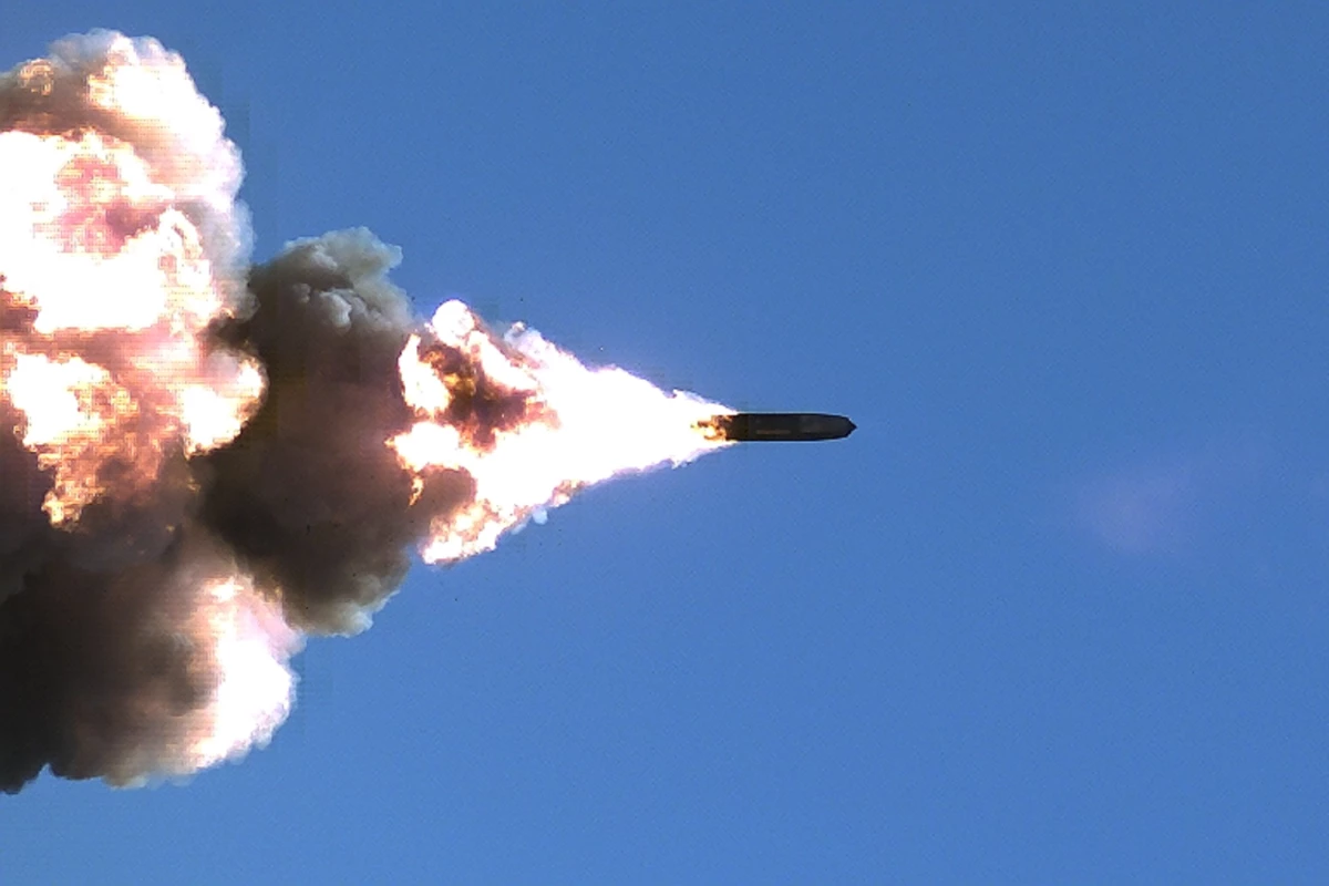 The Ramjet 155-mm shell in action