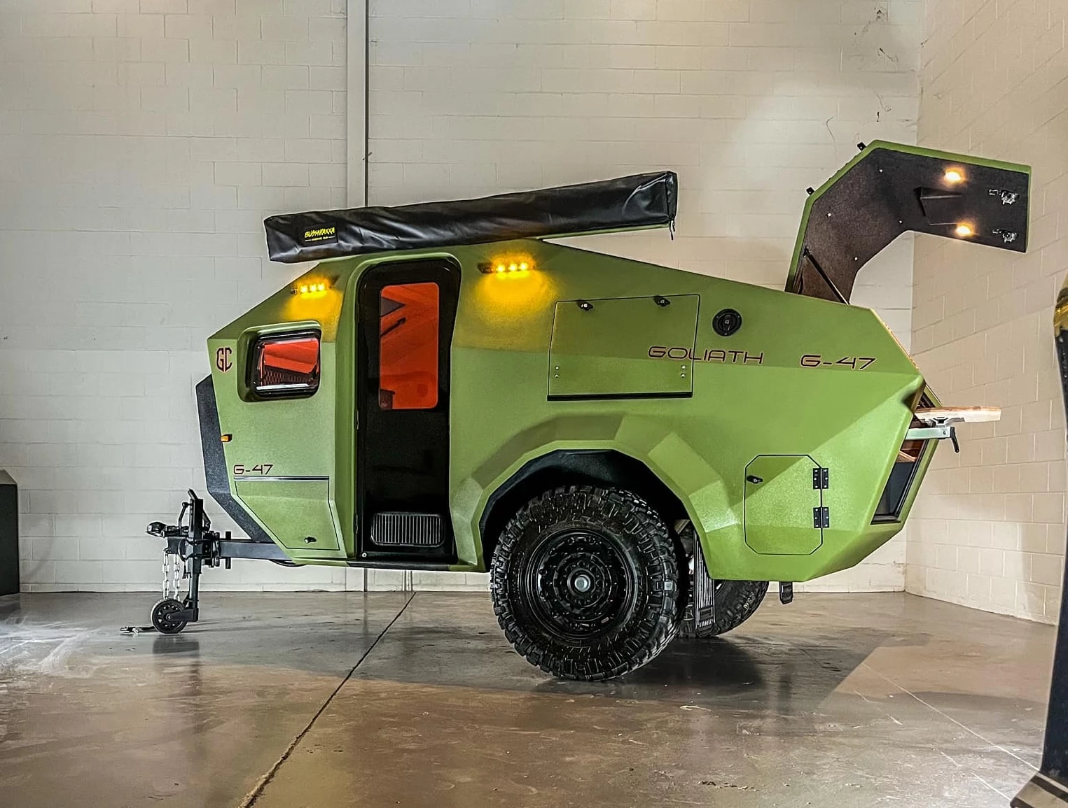 A rather unique shade of green