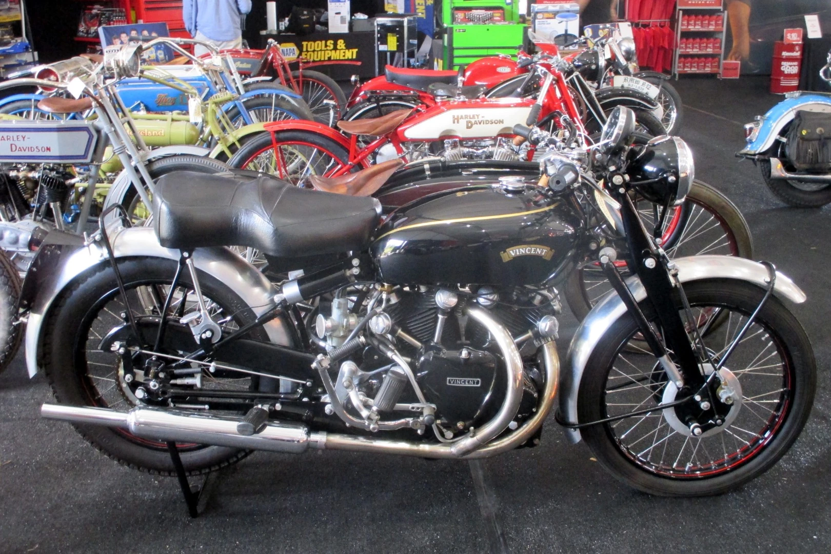 1952 Vincent Black Shadow Series C | Price: $101,750 | Estimate: $90,000 - $110,000 | Auctioneer: Mecum | Lot S78 | Auction Description