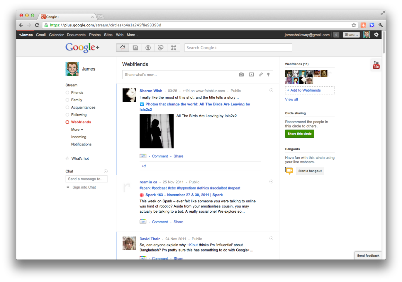 ...and contrast - The Google equivalent.