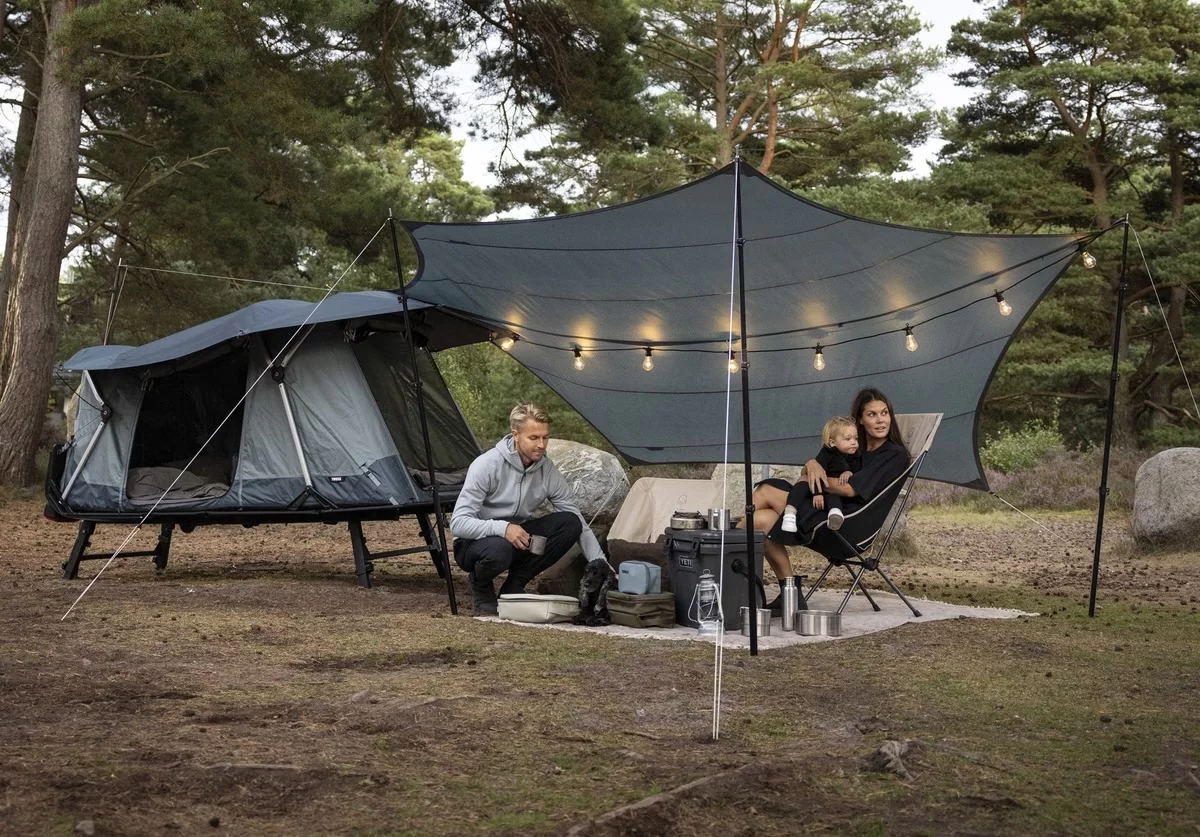 Earlier this year ahead of the US launch, Thule introduced Outset accessories like the pictured Starset tarp/awning