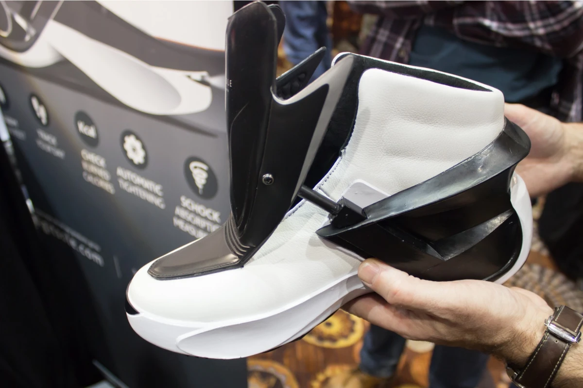 You can use a paired smartphone to control the heat, lights and tension in the Digitsole Smartshoe