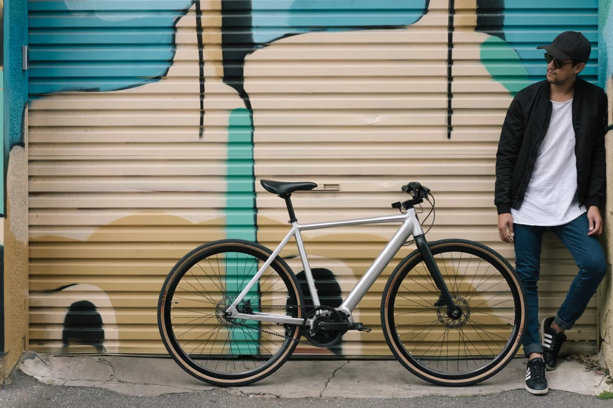At first glance, the Miller e-bike looks like a standard city bike