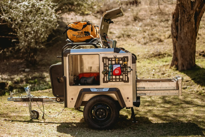 Ushi shortens up the teardrop camper for a lighter, nimbler style of adventure