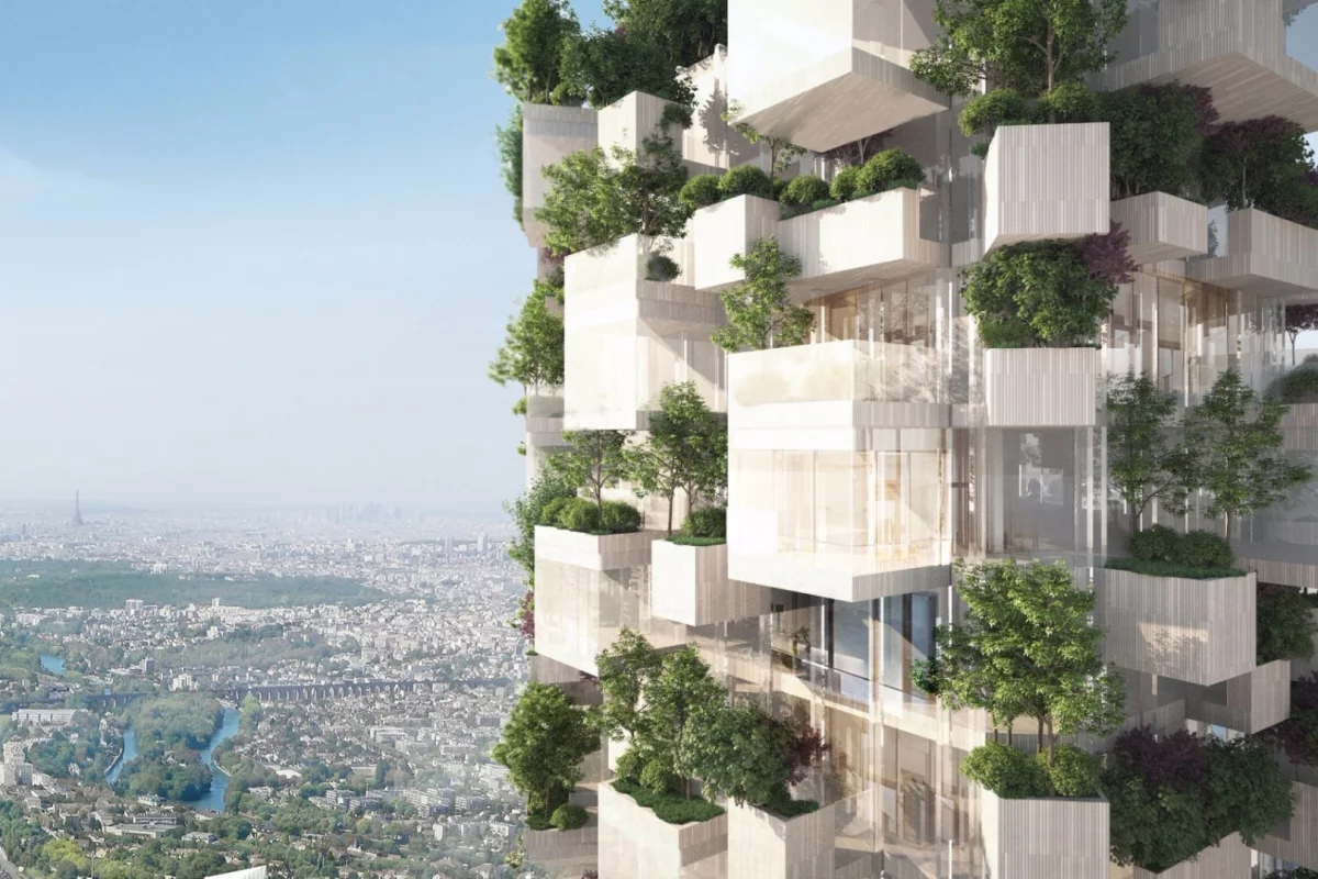 Stefano Boeri Architetti's newly announced Forêt Blanche tower will be covered in 2,000 plants
