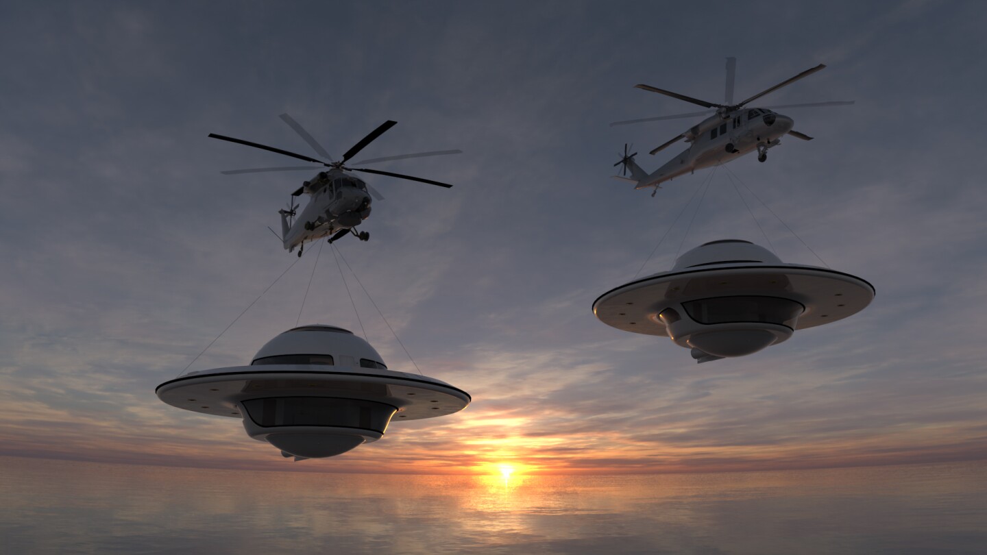 Floating UFO expected to make sea landing in 2018