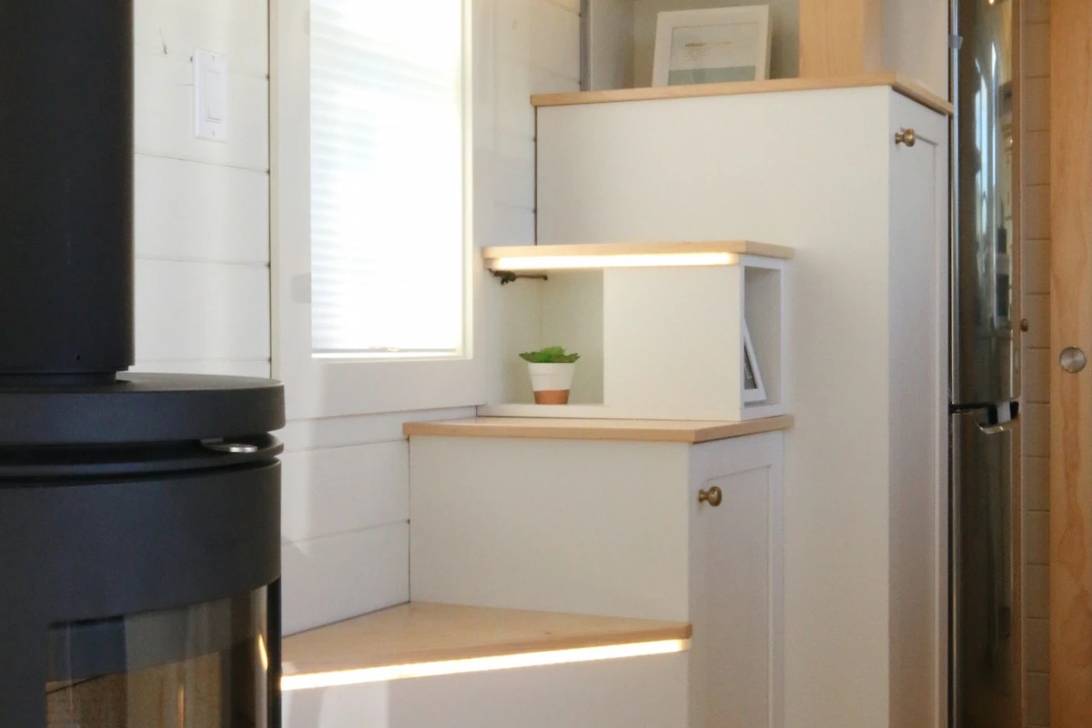 The Innisfree Anarres features a storage-integrated staircase