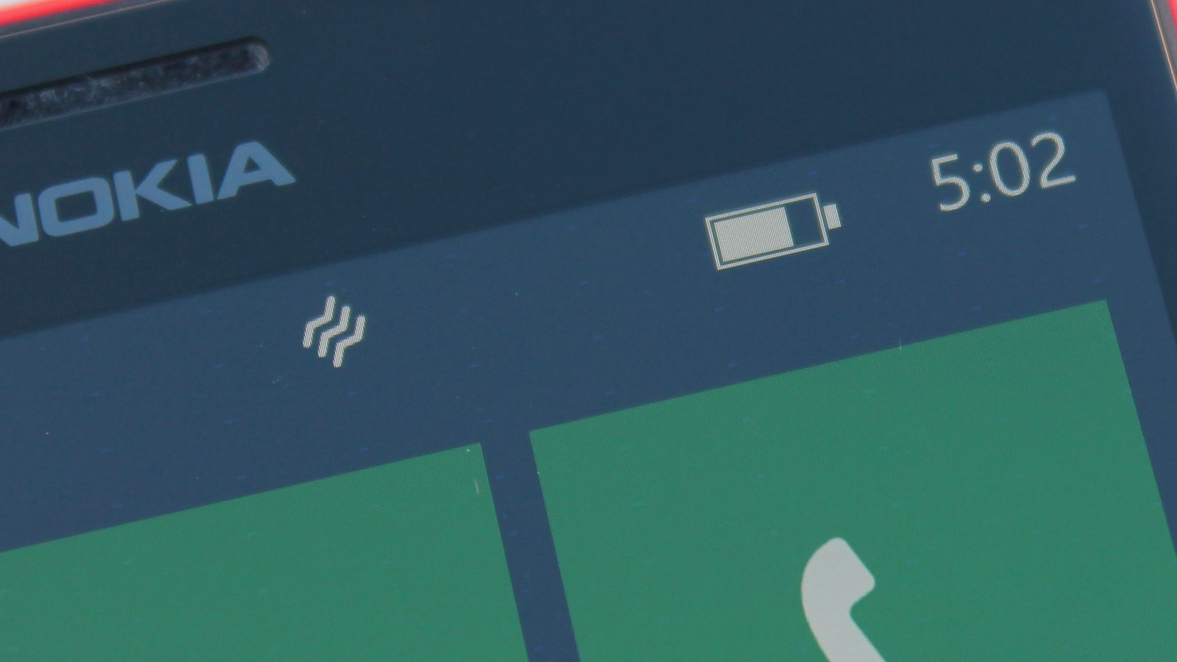 The Lumia's battery life is outstanding