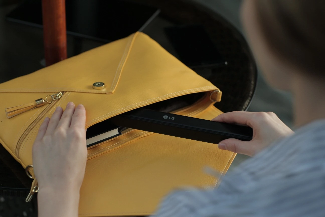LG's Rolly Keyboard is designed to easily fit in a pocket, purse or briefcase