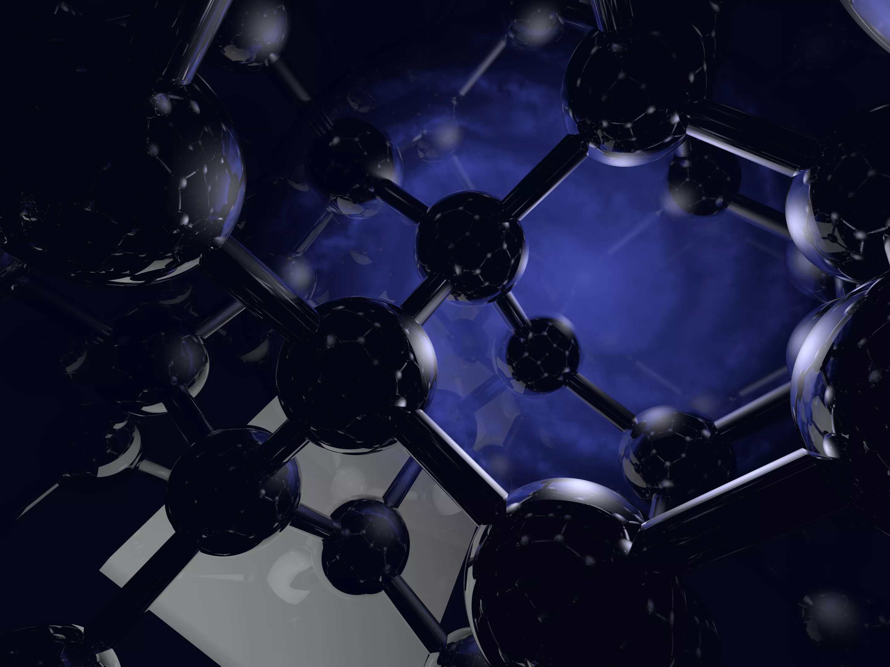 Artist's impression of an electron wave in a crystal of nuclear-spin-free silicon-28 atoms (Image: Dr Stephanie Simmons, UNSW)