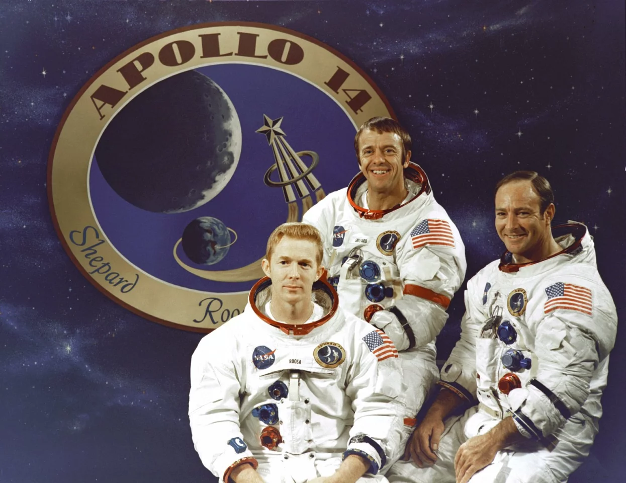 The crew of Apollo 14