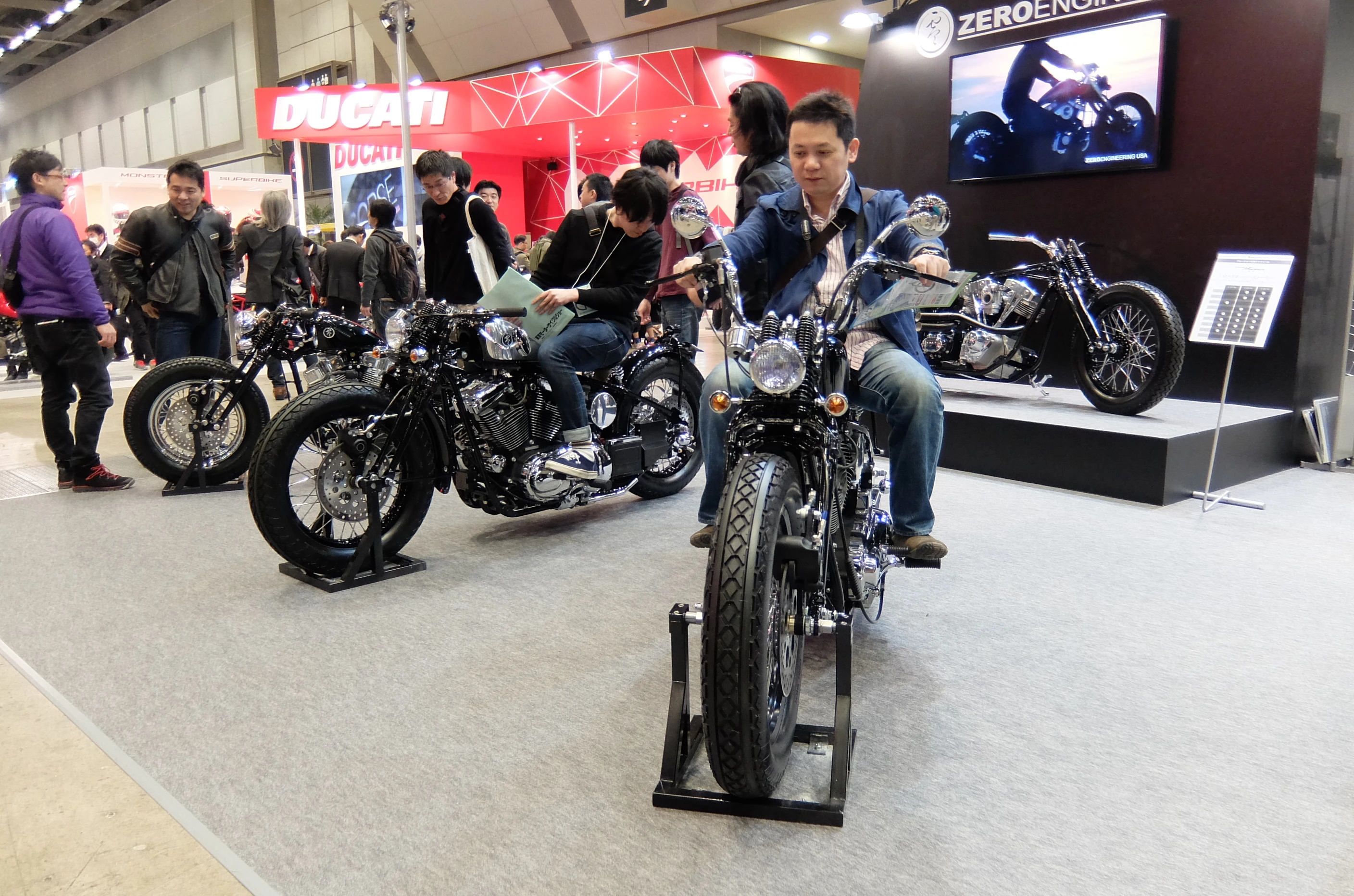 Zero Engineering had many customized models on display (Photo: Stephen Clemenger/Gizmag.com)