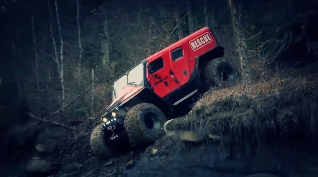 The Rescue comes powered by a diesel or gas engine