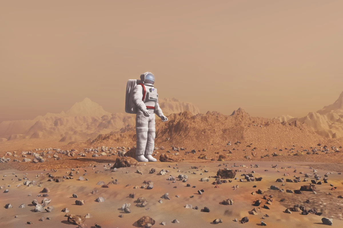 Future Mars explorers might build structures on site by tapping into their own blood
