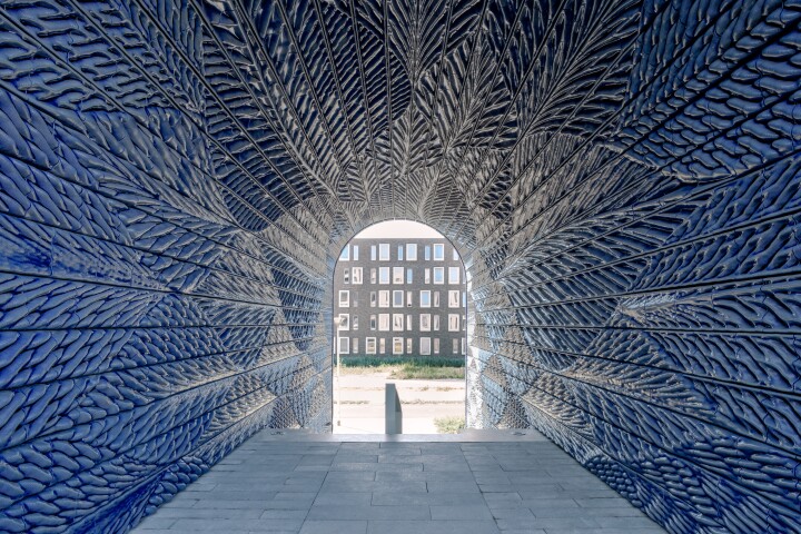 New Delft Blue's eye-catching design is inspired by the Dutch city's famous Royal Delft Blue porcelain