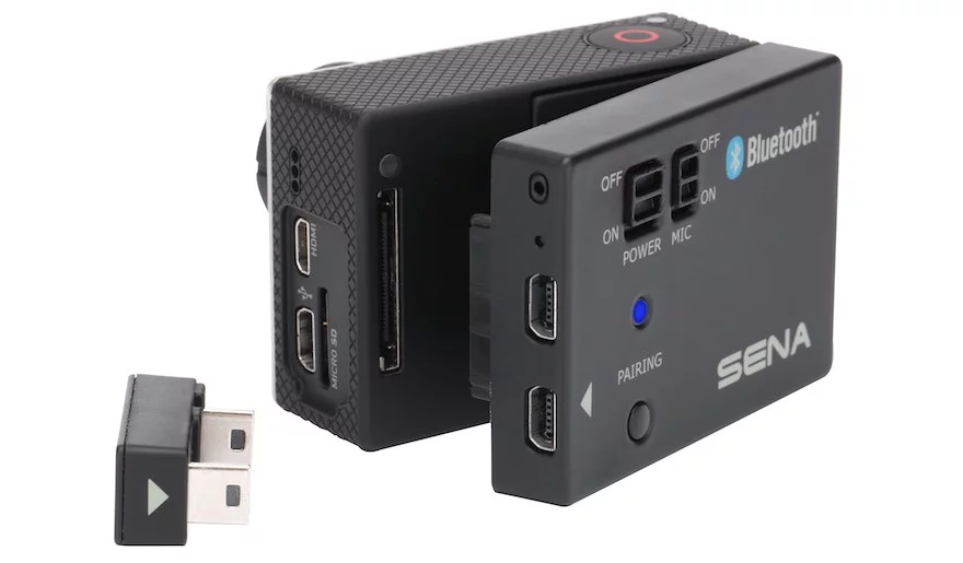 The Sena Bluetooth Audio Pack has a range of 100 meters (110 yards)
