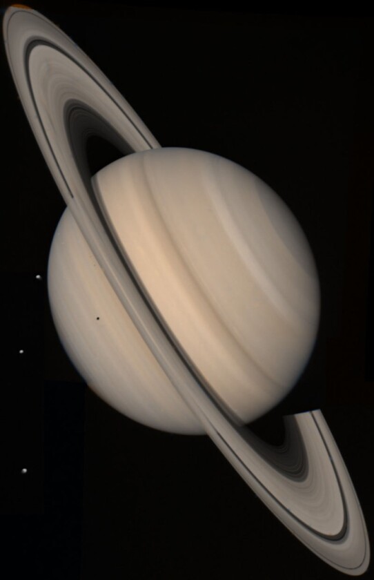Voyager 2 approaching Saturn in mid 1981