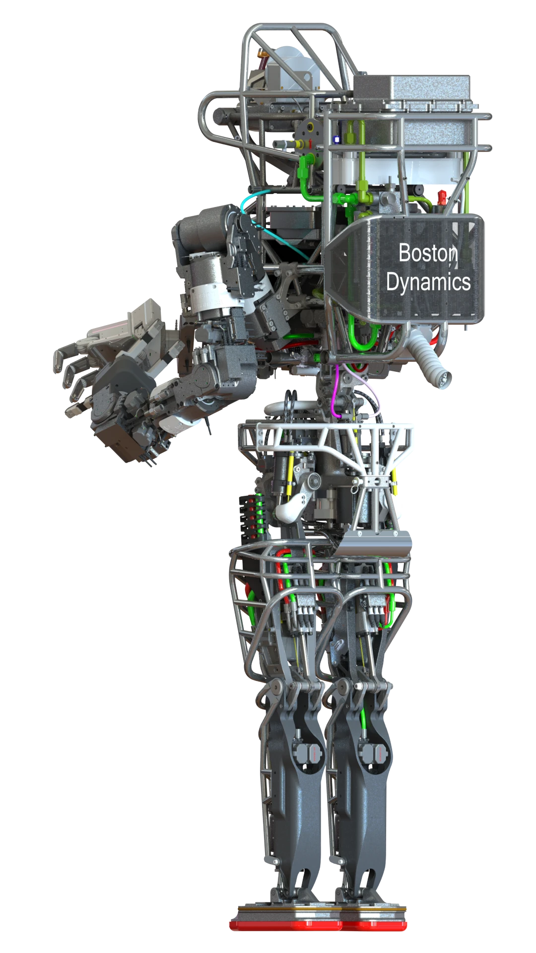 ATLAS grew out of the development of Boston Dynamics' PETMAN bipedal robot