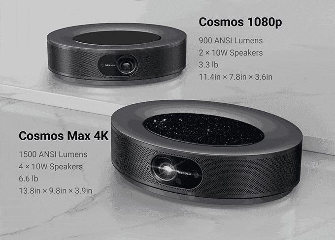 The Nebula Cosmos projectors are currently raising production funds on Kickstarter