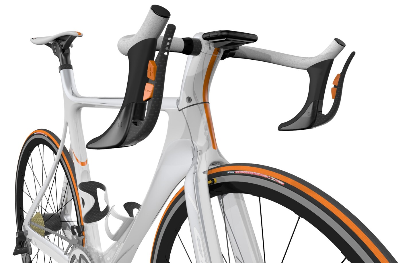The Ra'el's unique handlebars, which may become a future Cerevellum product