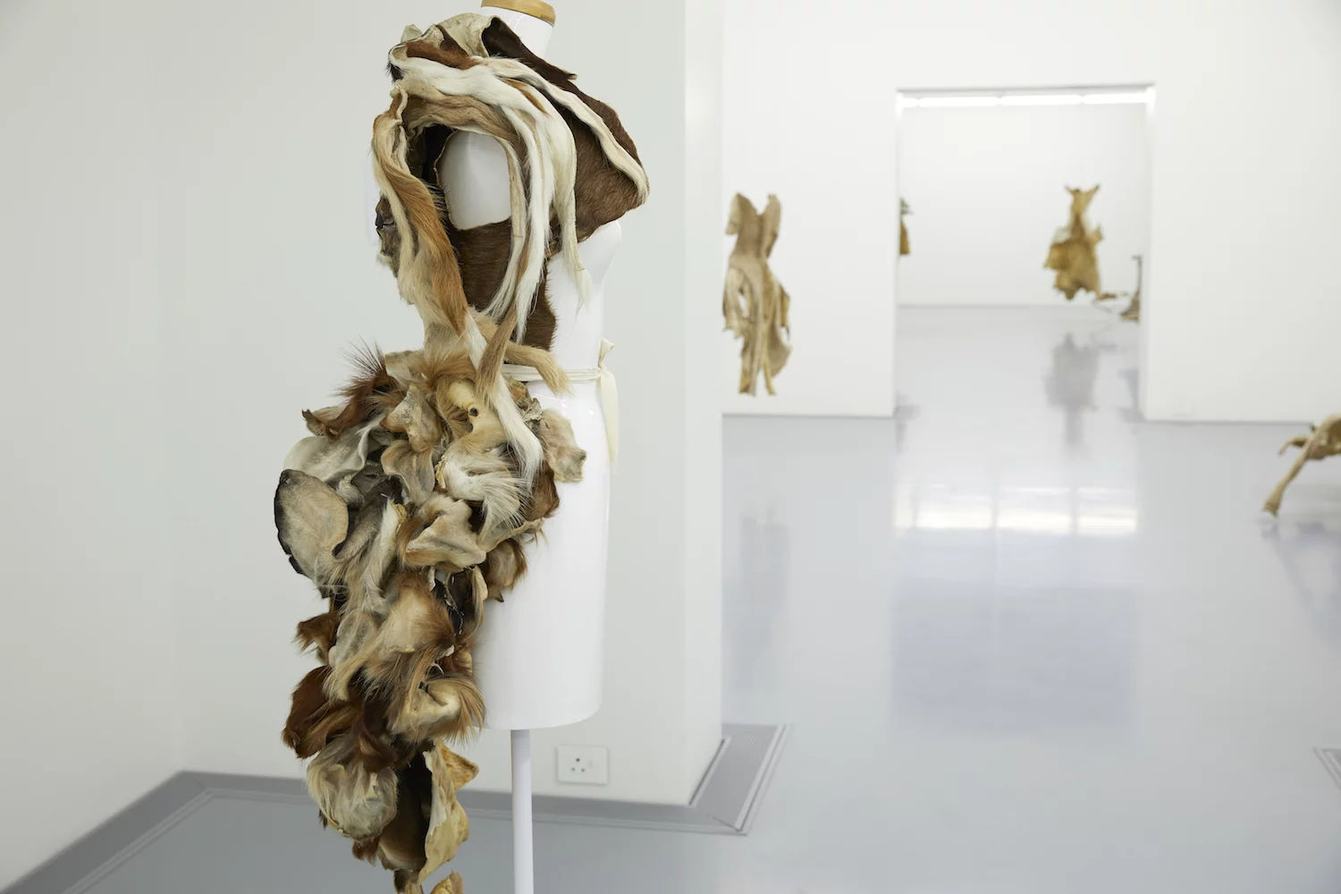 A small selection of the art on display in Zeitz MOCAA. This work is by Nandipha Mntambo