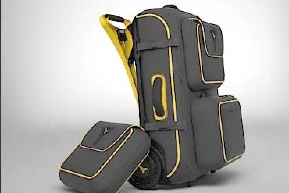 New lightweight electricallypowered suitcase from Live Luggage