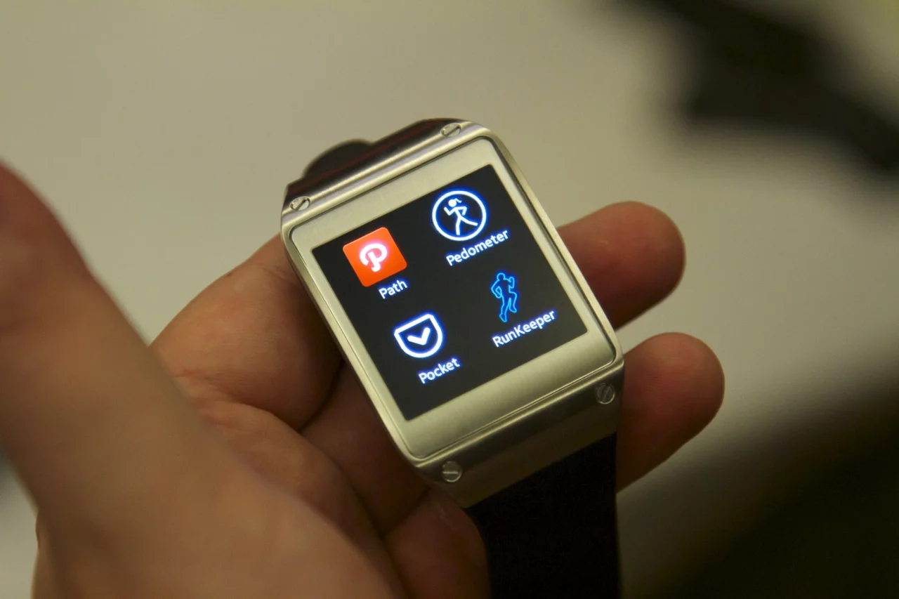 The Samsung Galaxy Gear smartwatch