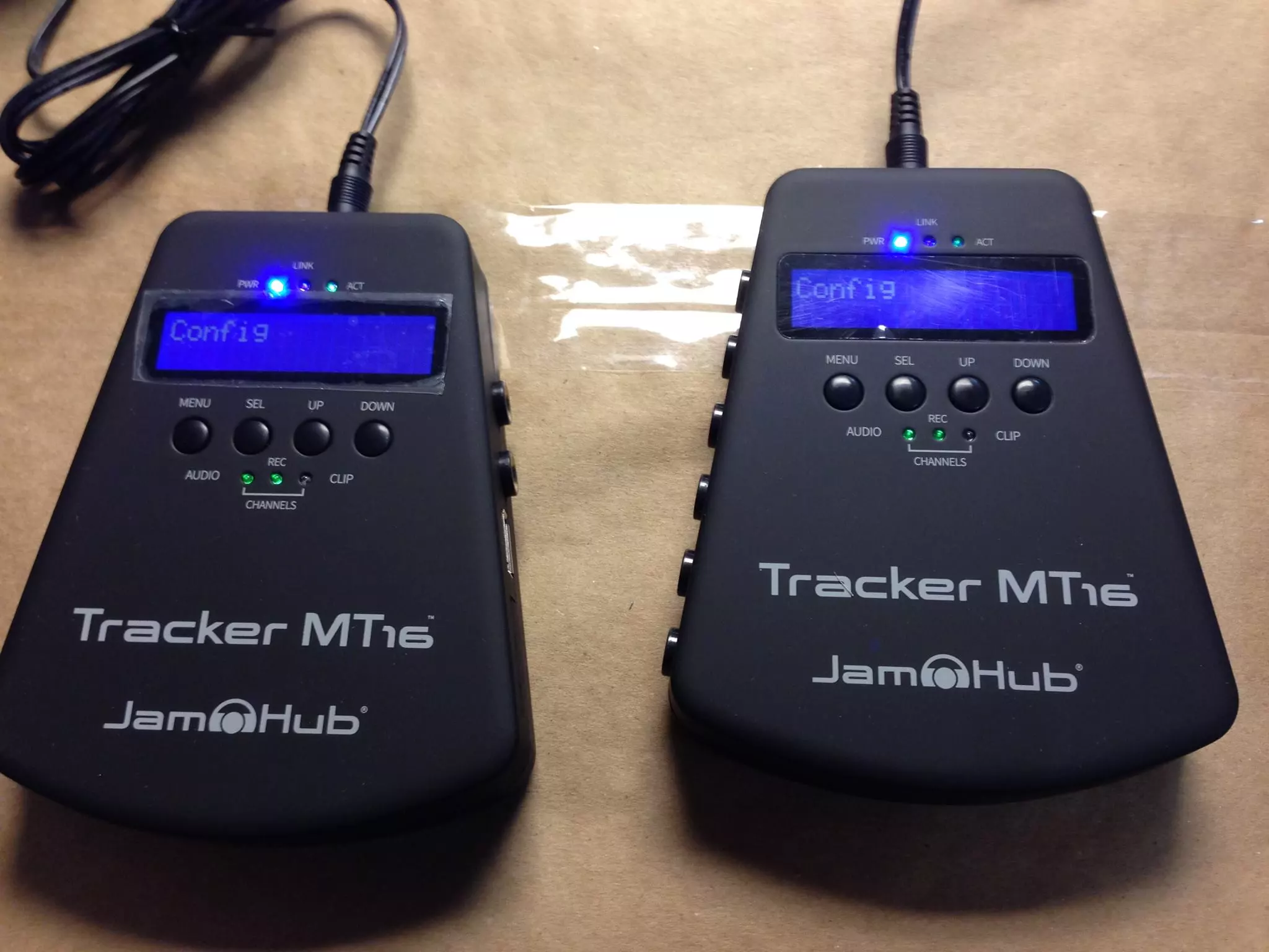 The recorder automatically powers on when it's plugged in and will shut down when unplugged