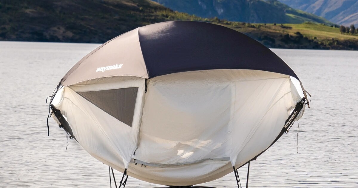Portable hammock tent for versatile camping anywhere Portable hammock tent for versatile camping anywhere