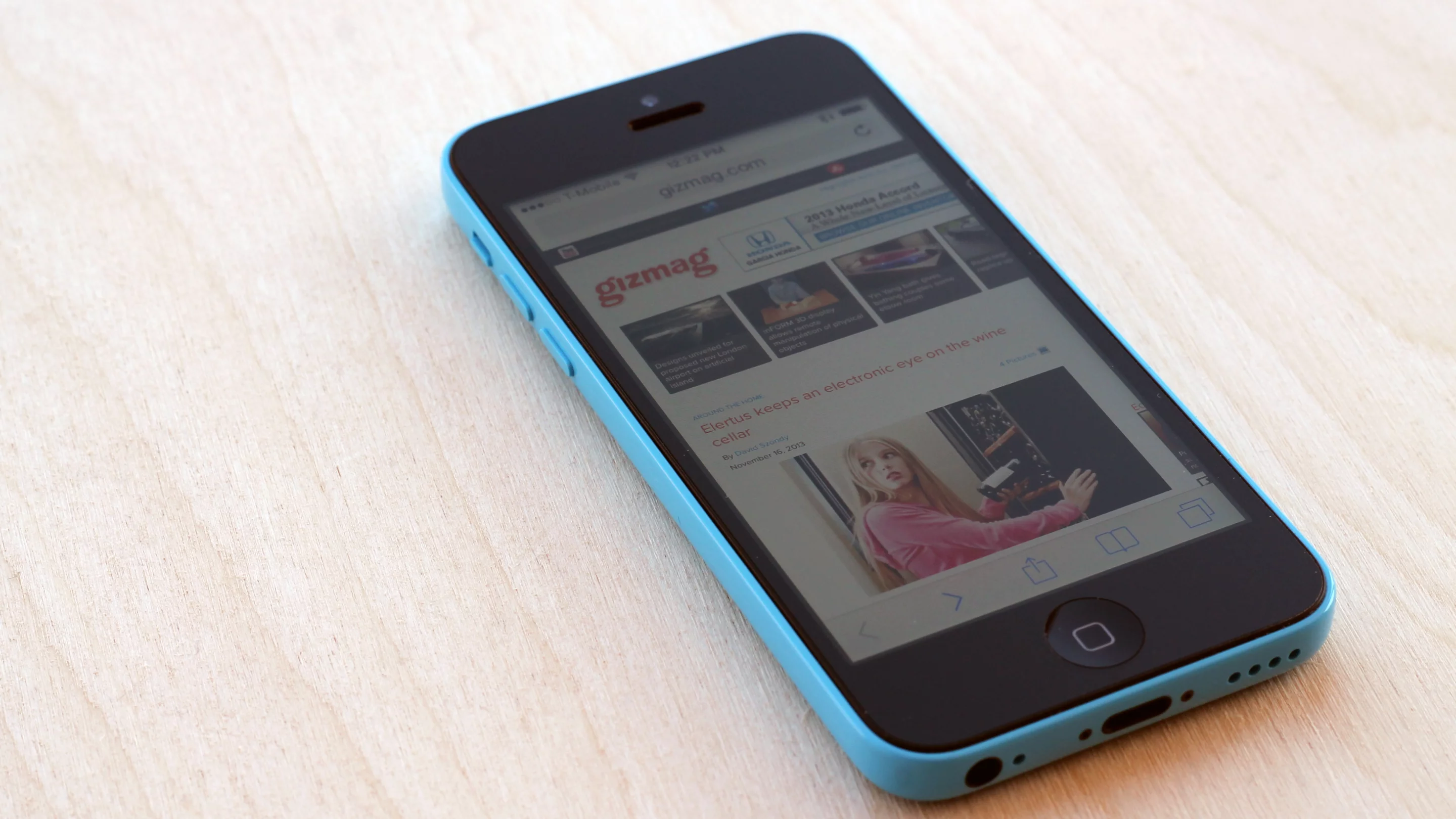 The 5c has the same 4-in Retina Display from the iPhones 5 and 5s