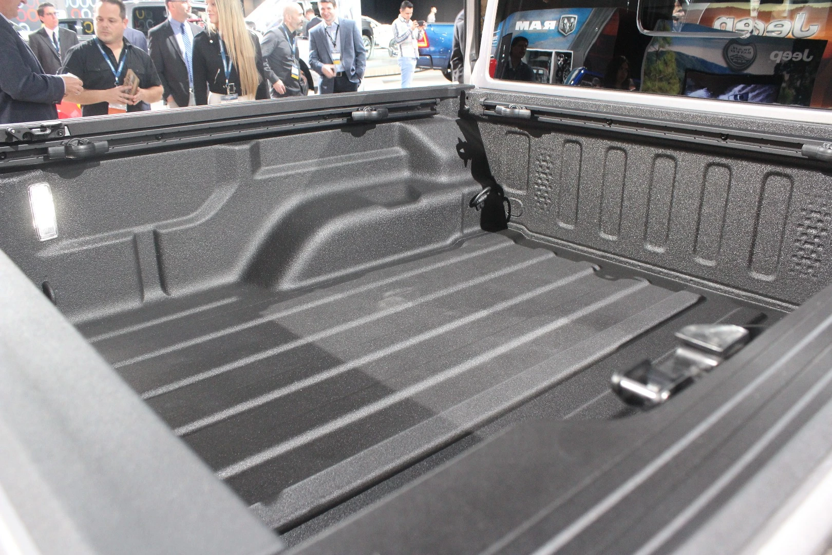A spray-in bedliner is available for the Jeep Gladiator pickup