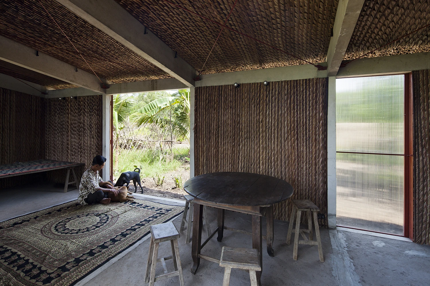 The interior measures just 30 sq m (322 sq ft) (Photo: Hiroyuki Oki)