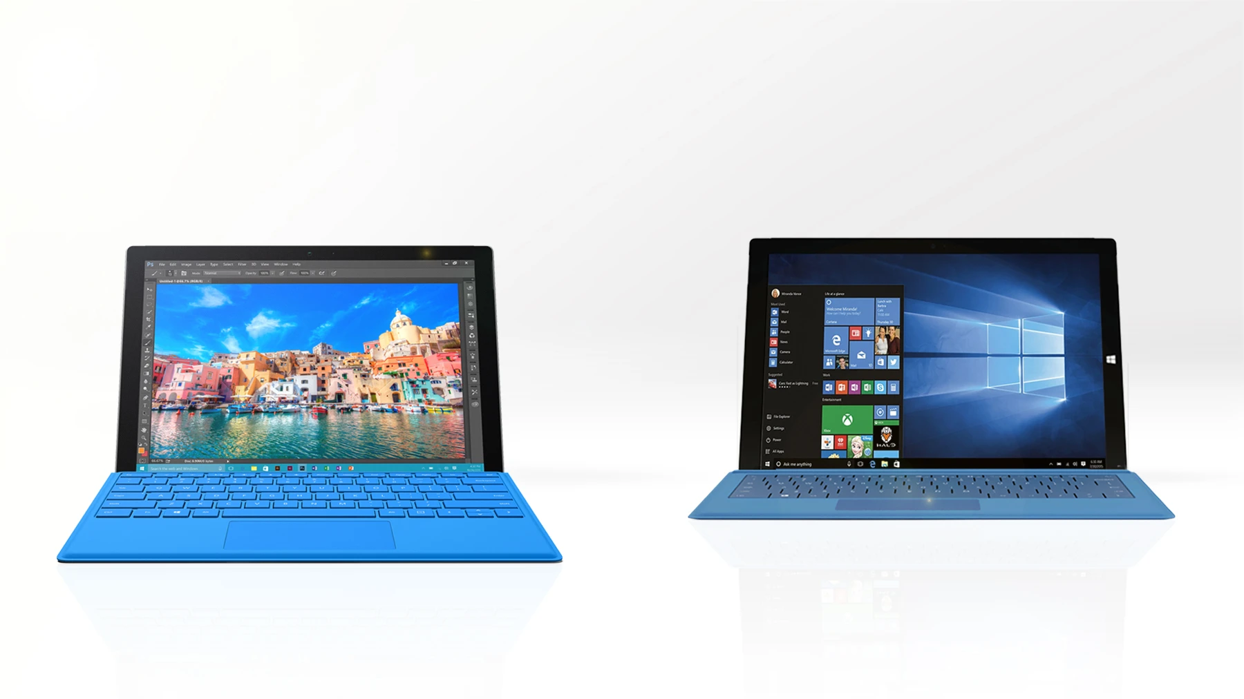 Gizmag compares the features and specs of the new Surface Pro 4 (left) and Surface Pro 3