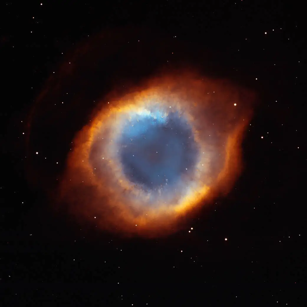 The Helix Nebula – one of the closest planetary nebulae to Earth