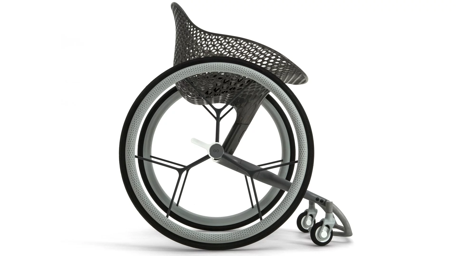 The design of the GO wheelchair looks every bit as sleek in the new images as it appeared in the concept shots that Layer released earlier this month