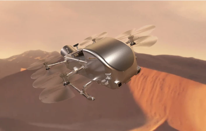 Artist's concept of Dragonfly
