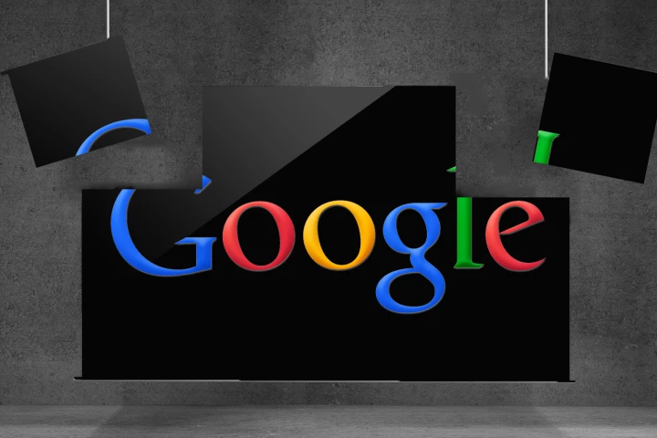 Google X labs is reportedly working on a modular display made up of many smaller screens (base image: Shutterstock, remixed by Will Shanklin/Gizmag.com)