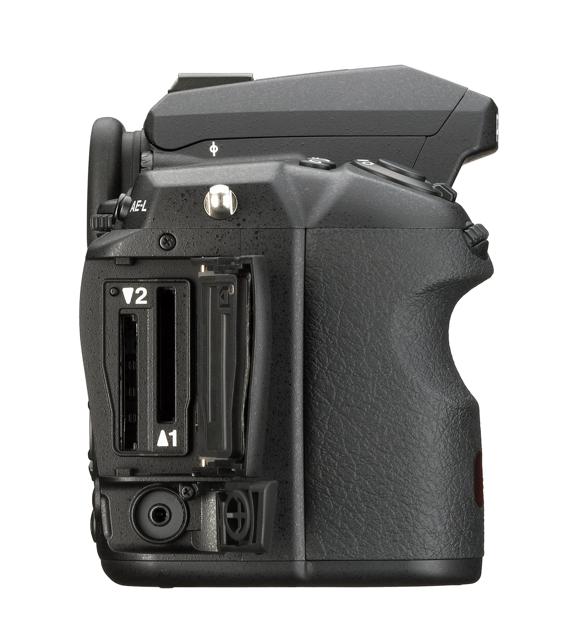 The camera has two memory card slots