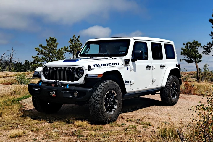 The Wrangler 4xe has all of the "out in the wilds" capabilities of its standard gasoline counterparts