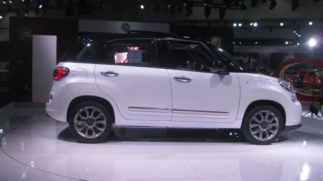 The Fiat 500L, at the LA Auto Show this week