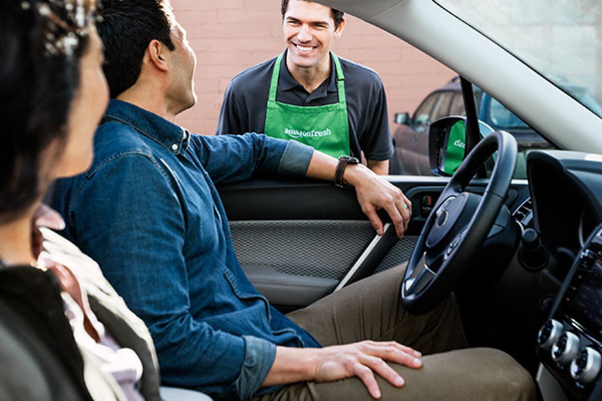 AmazonFresh Pickup offers drivethrough grocery shopping
