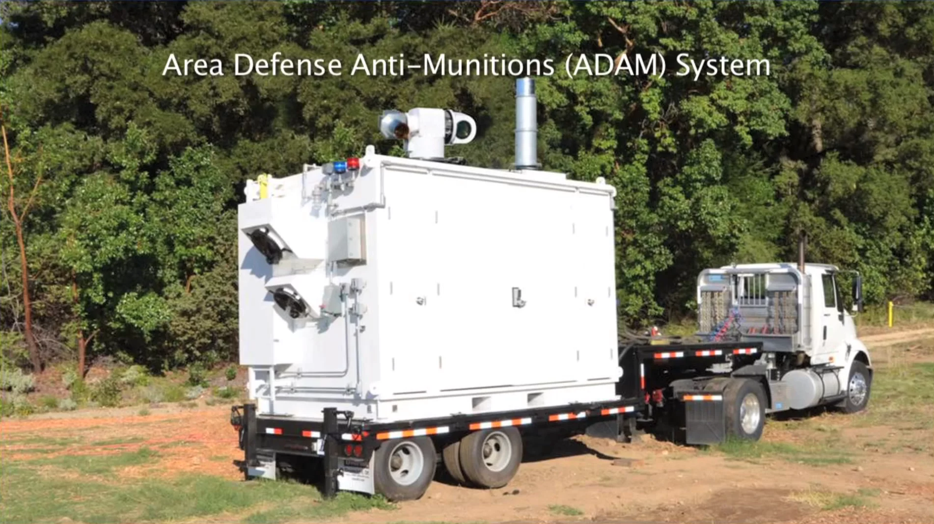 Lockheed Martin's self contained ADAM laser system