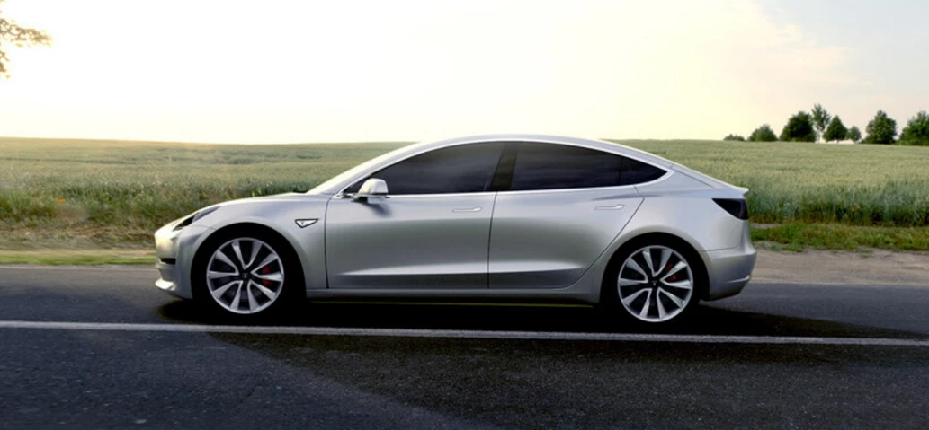 Tesla plans to sell the Model 3 for around US$35,000