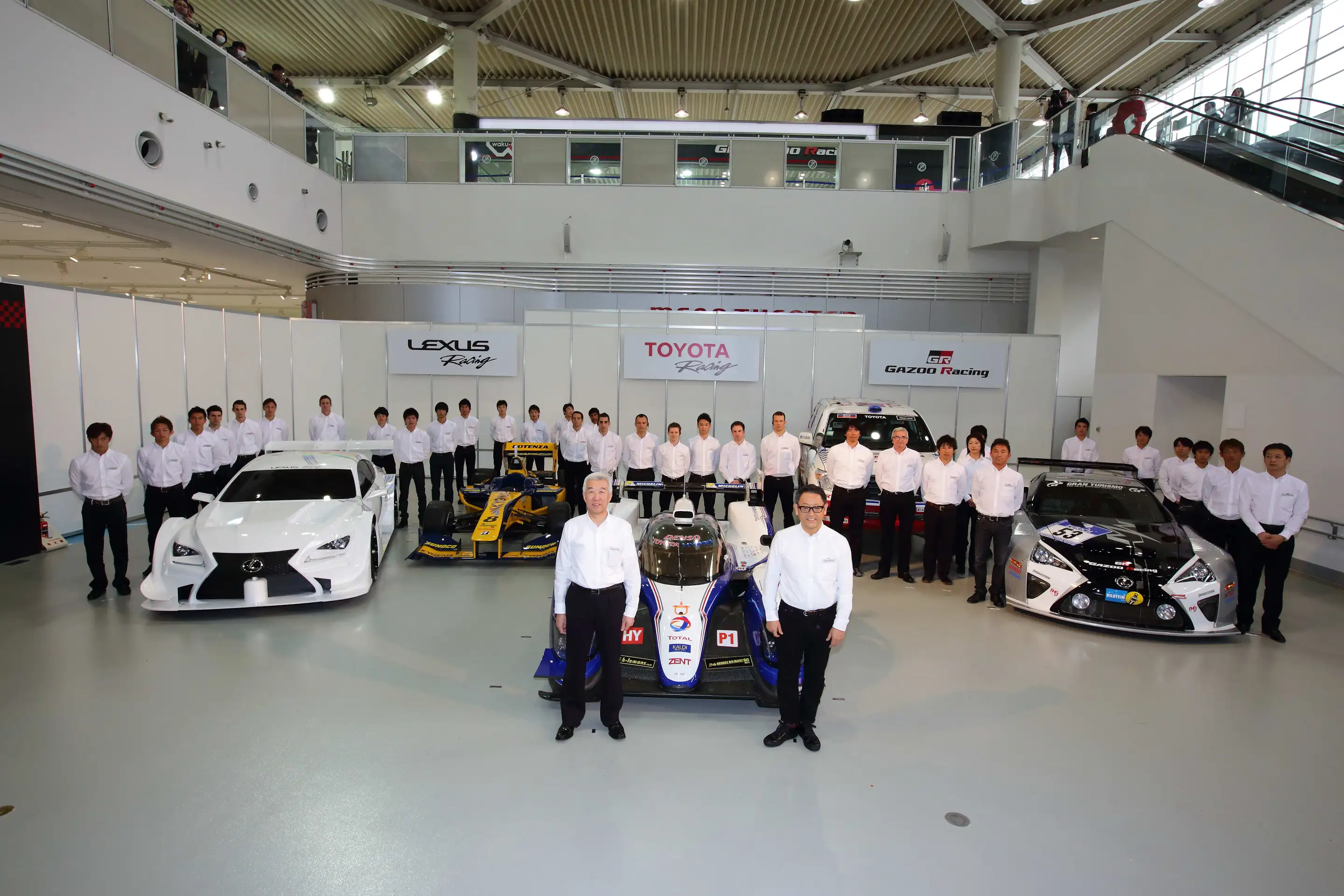 The 2014 Toyota Motorsport launch with the TS 040 taking pride of place