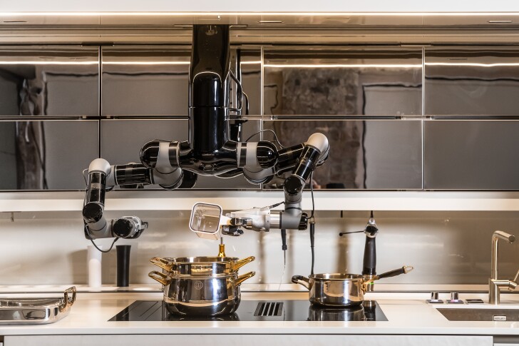 Moley Robotics showcased its kitchen at this year's virtual CES