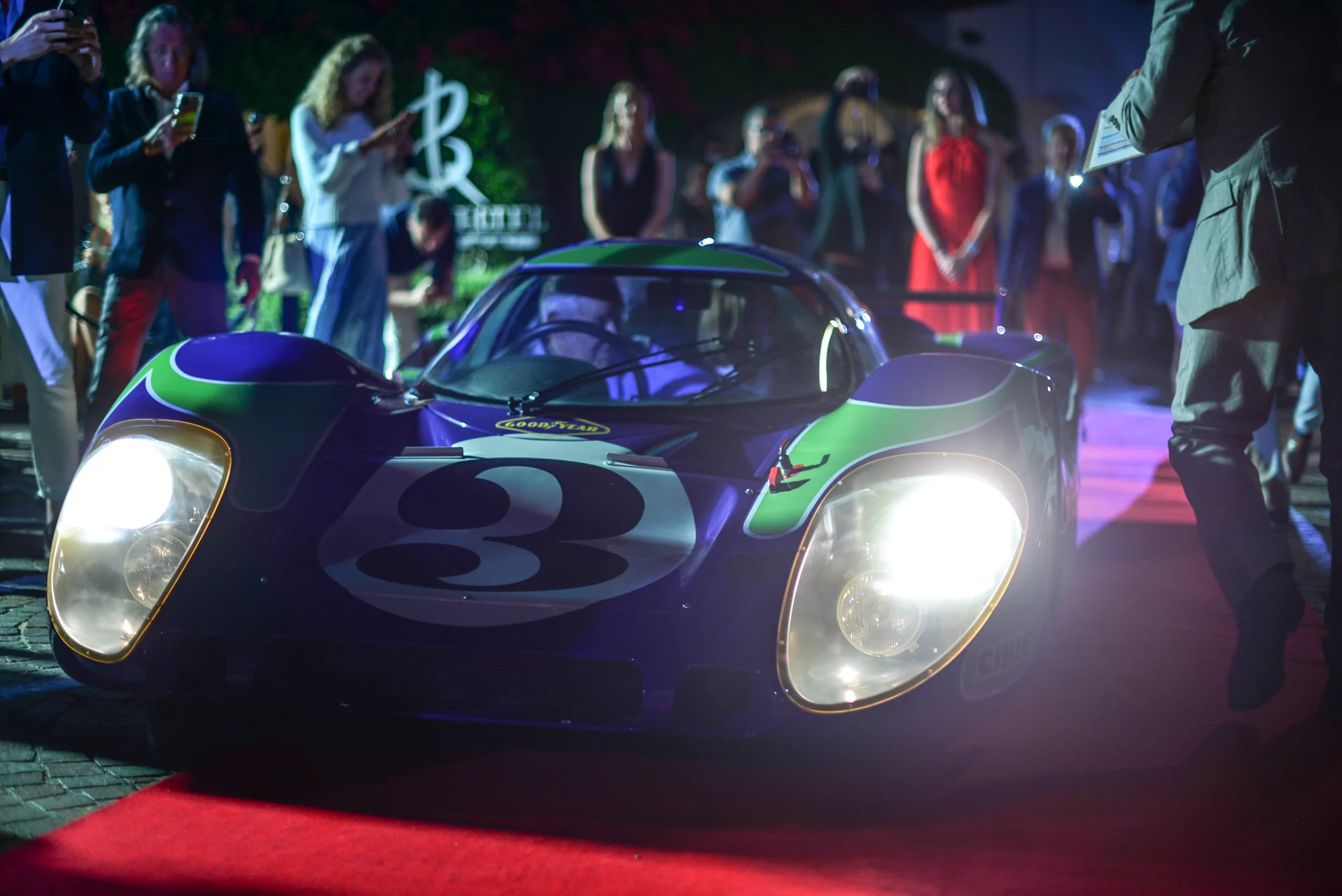 Best of Show at the fifth edition of the Poltu Quatu Classic Concours d’Elegance was the Simeone Museum’s 1970 Porsche 917 LH.