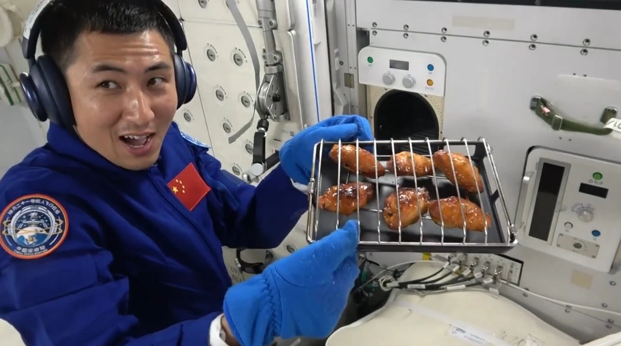 Chinese space oven puts chicken wings on the menu