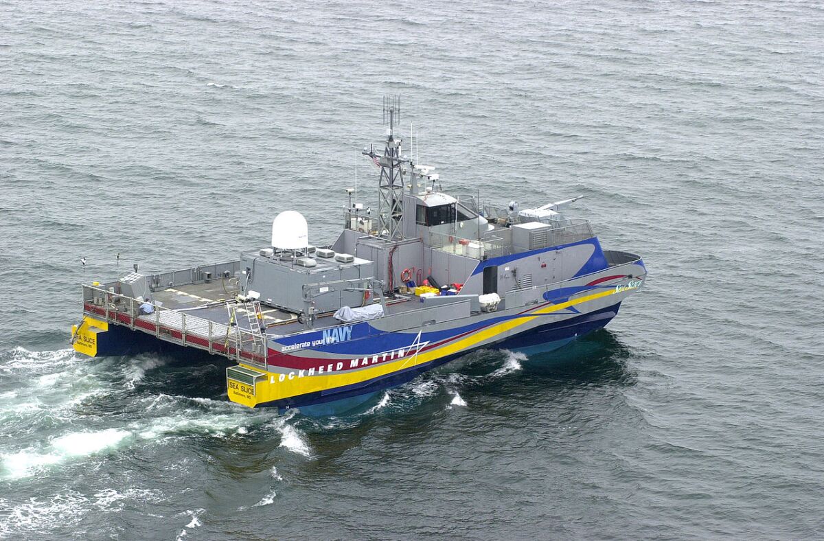 The Sea Slice at sea, sporting a previous paint job (Photo: US Navy)