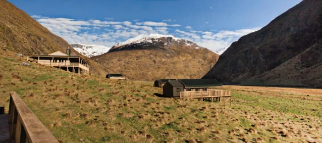 Minaret Station offers luxury glamping in the heart of the Southern Alps in New Zealand